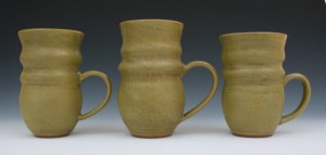 Paula Reynolds 3 Bronze Mugs